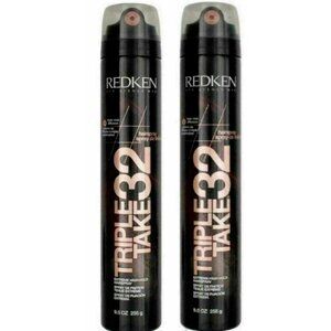 Redken Triple Take 32 Extreme Hold Hair spray 9 oz (pack of 2)